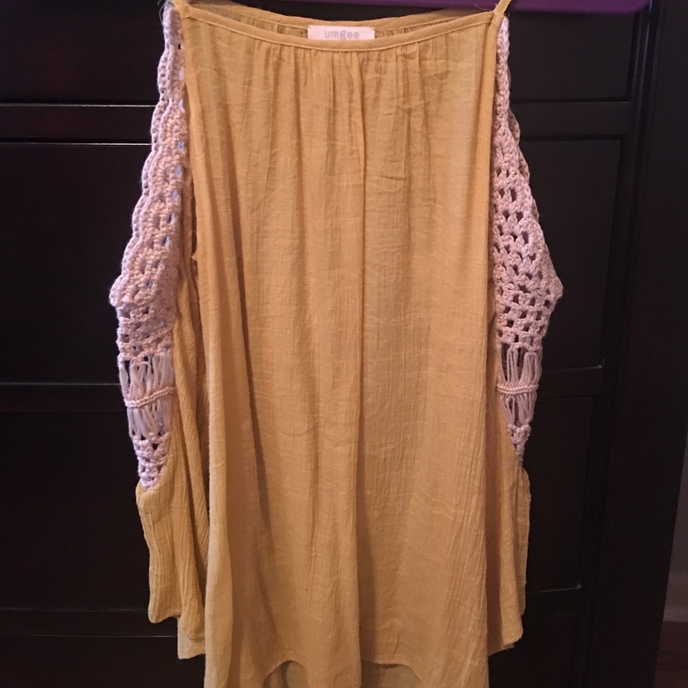 Crochet sleeve top